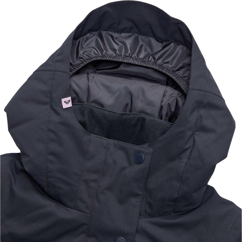Youth Floral Block Parka, Roxy Youth Floral Block Parka hood
