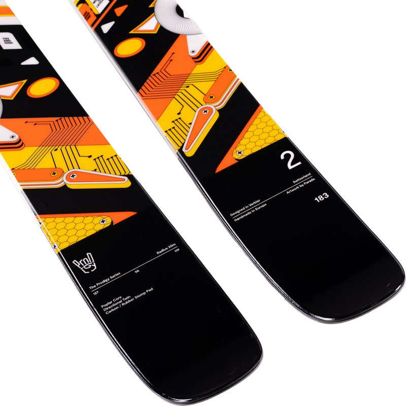 Faction Prodigy 2 Demo Ski Package, Faction Prodigy 2 tails