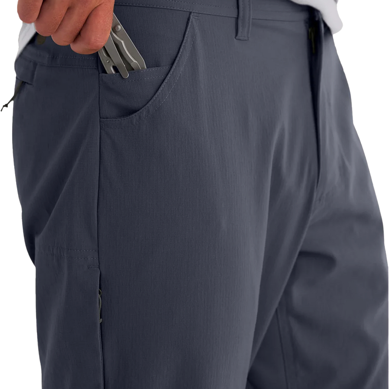 Men's Topogrid Pant, Free Fly Men's Topogrid Pant Pocket