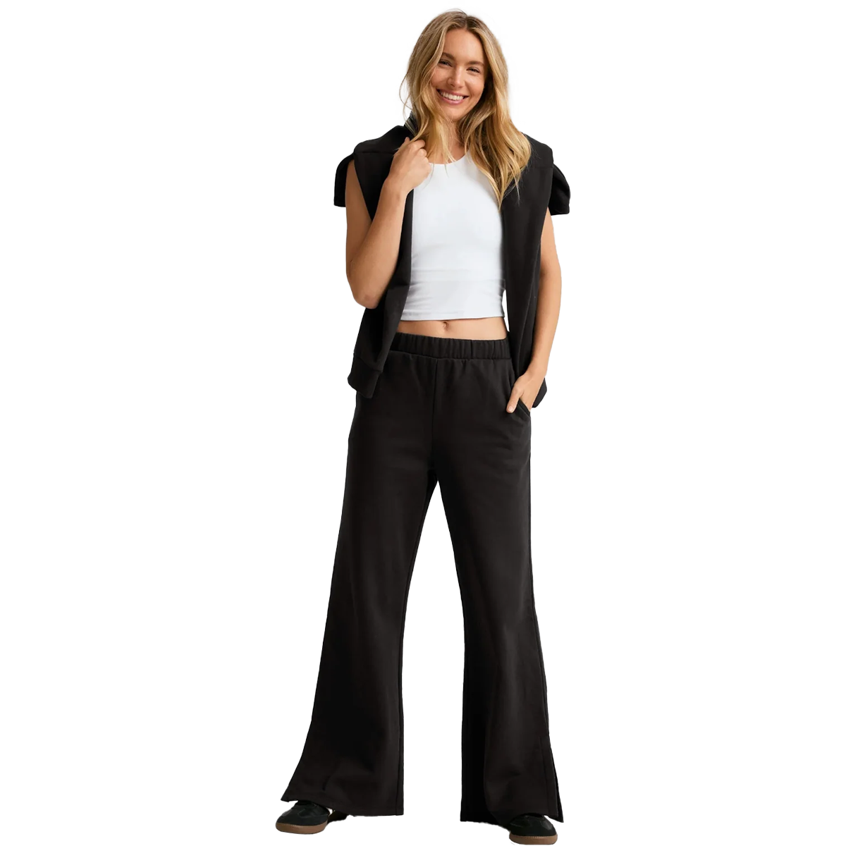 Women's Luxe Fleece Wide Leg Pant alternate view