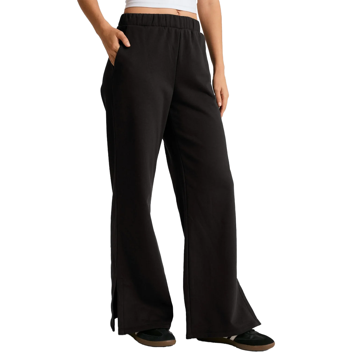Women's Luxe Fleece Wide Leg Pant alternate view