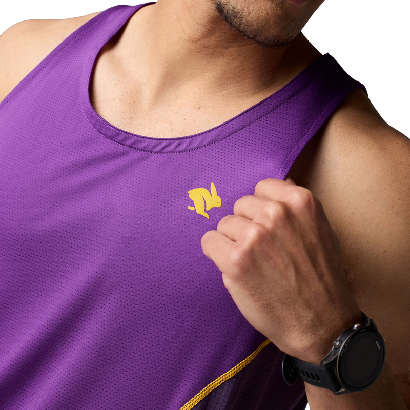 Men's Tempo Tank, Rabbit Men's Tempo Tank Front Graphic
