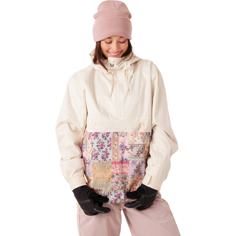 Women's Downtown Anorak Print, Roxy Women's Downtown Anorak Print in W1N Wahine front