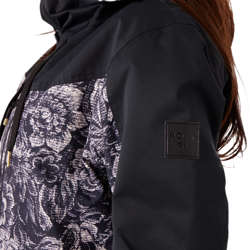 Women's Presence Parka Jacket, Roxy Women's Presence Parka Jacket Shoulder Logo