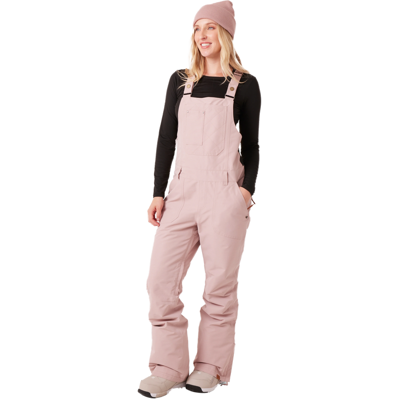 Roxy Women's Rideout Bib in Adobe Rose