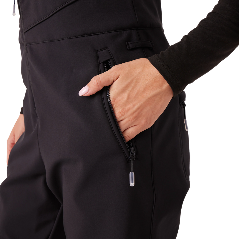 Women's Summit Bib, Roxy Women's Summit Bib Side Pocket