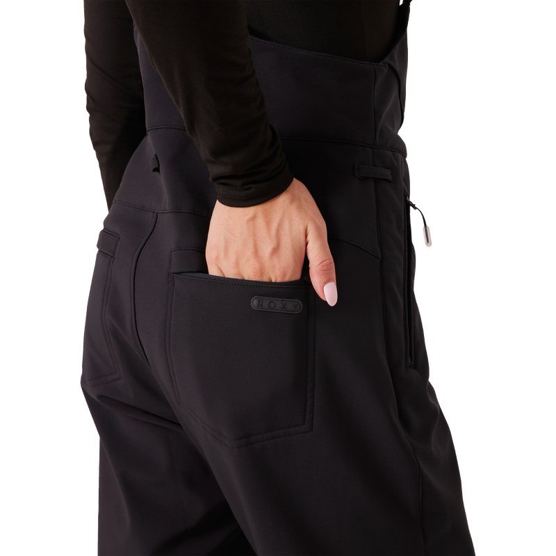 Women's Summit Bib, Roxy Women's Summit Bib Back Pocket