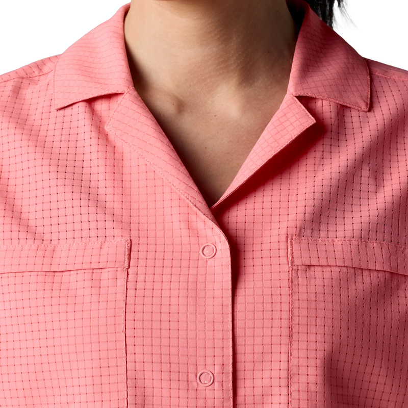 Women's High Country Short Sleeve, Rabbit Women's High Country Short Sleeve Collar