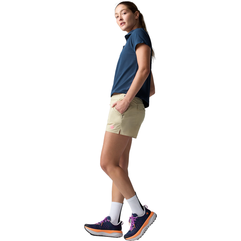 Women's High Country Short 3", Rabbit Women's High Country Short 3" Side