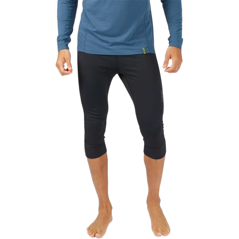 Men's Ocular 3/4 Tights, Rab Men's Ocular 3/4 Tights in BLK-Black front