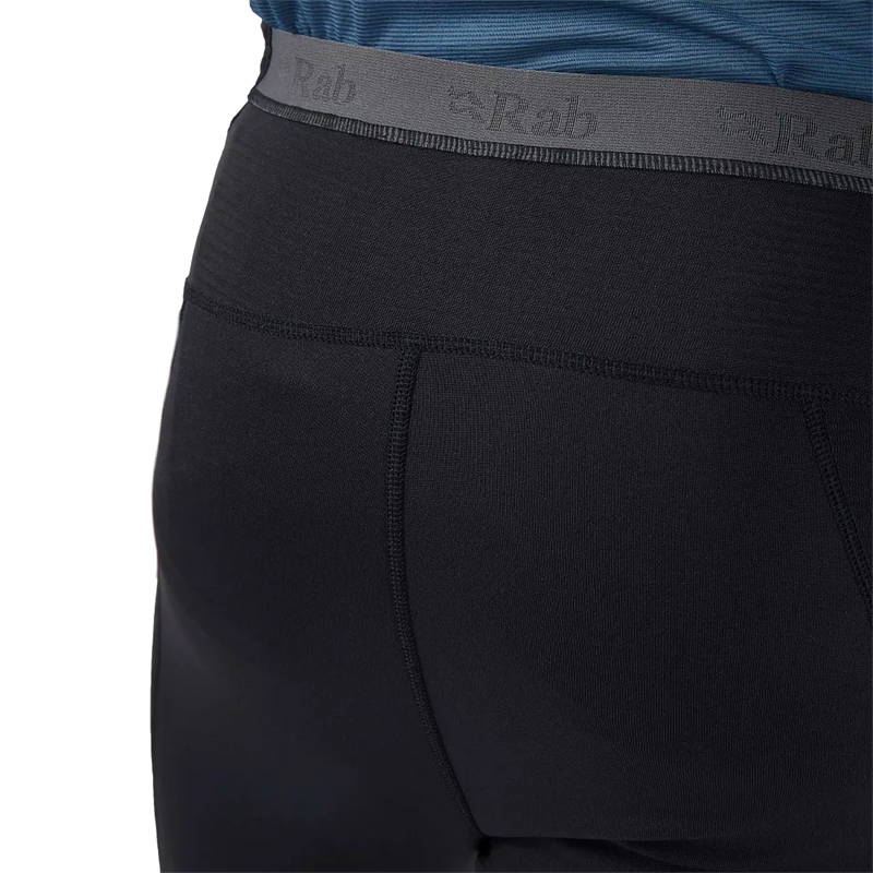 Men's Ocular 3/4 Tights, Rab Men's Ocular 3/4 Tights in BLK-Black back