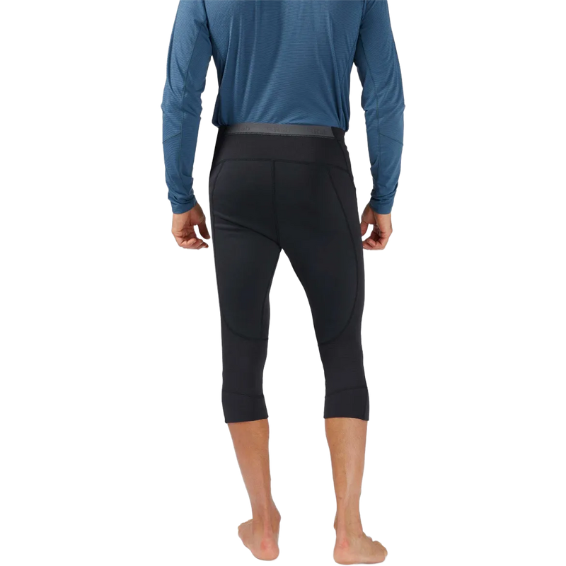 Men's Ocular 3/4 Tights, Rab Men's Ocular 3/4 Tights in BLK-Black back