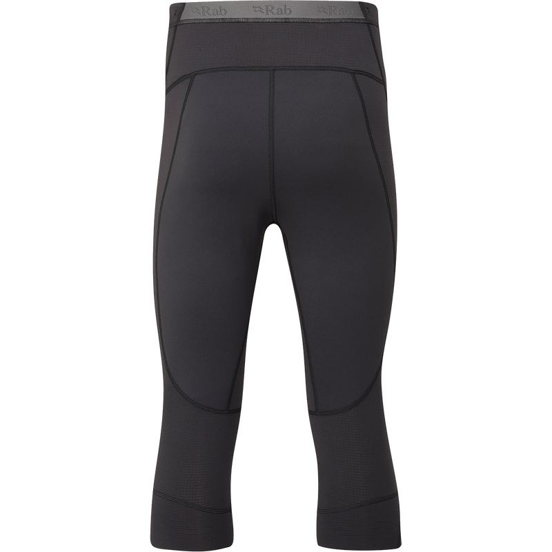 Men's Ocular 3/4 Tights, Rab Men's Ocular 3/4 Tights in BLK-Black back