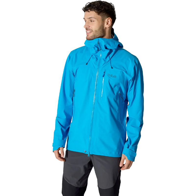 Men's Firewall Mountain Jacket, Rab Men's Firewall Mountain Jacket front on model