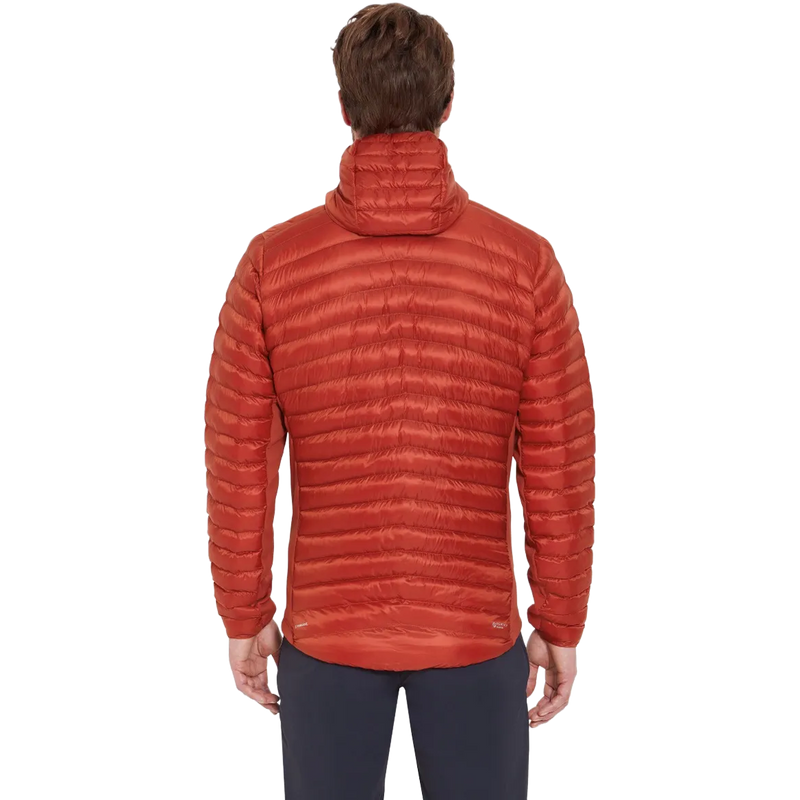 Men's Cirrus Flex Hoody, Rab Men's Cirrus Flex Insulated Hooded Jacket back on model