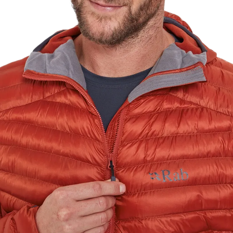 Men's Cirrus Flex Hoody, Rab Men's Cirrus Flex Insulated Hooded Jacket zipper