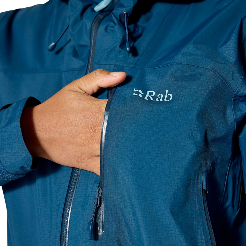 Women's Firewall Mountain Jacket, Rab Women's Firewall Mountain Jacket chest zip