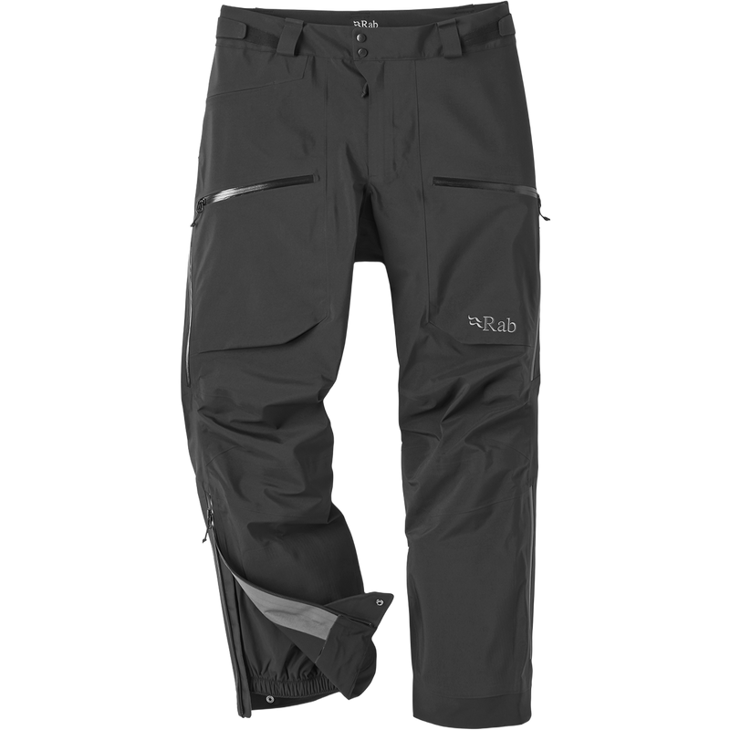 Women's Khroma Converge Gore-Tex Pants, Rab Women's Khroma Converge Gore-Tex Pants in BLK-Black front