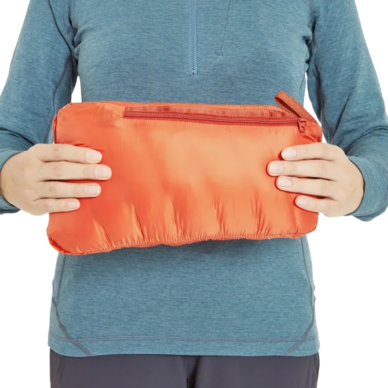 Women's Cirrus Flex Hoody, Rab Women's Cirrus Flex Hoody packed