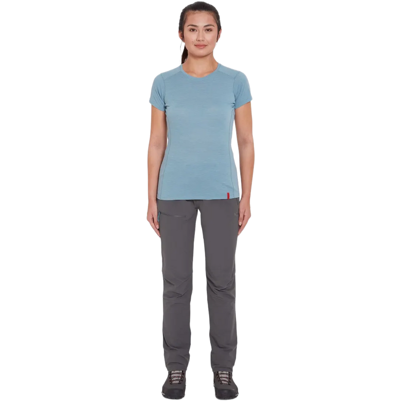 Women's Incline AS Softshell Pants, RAB Women's Incline AS Softshell Pants alternate image front full length