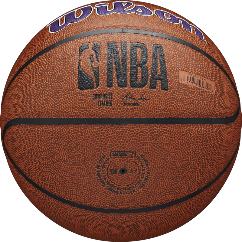 Wilson NBA Team Alliance Basketball Lakers Bottom