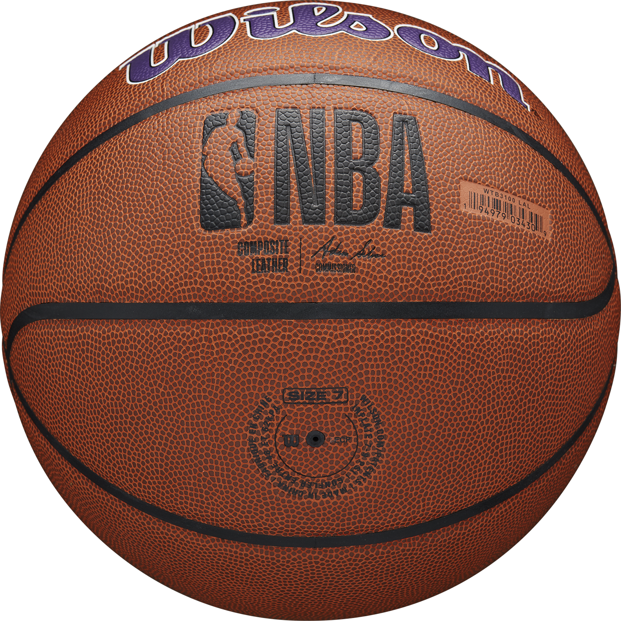 Wilson NBA Team Alliance Basketball Lakers Bottom