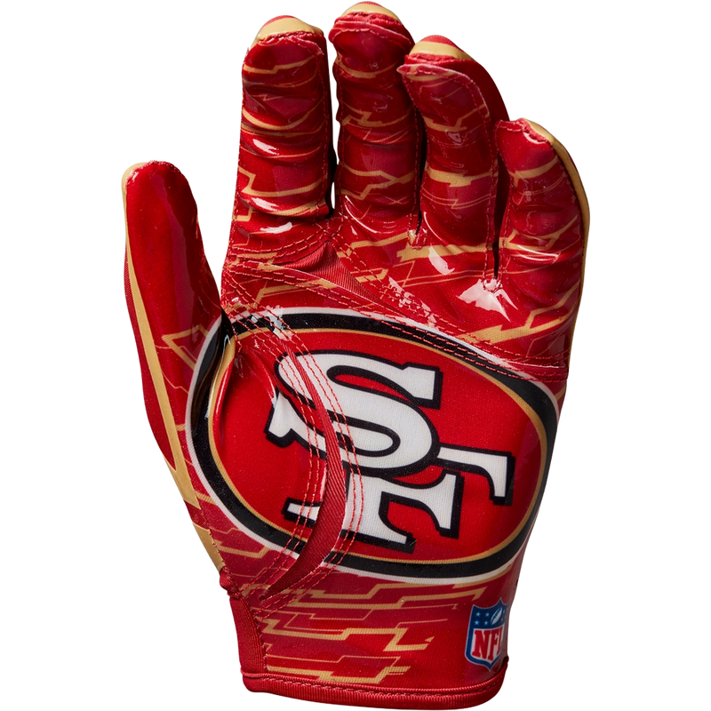 Youth NFL Stretch Fit Receivers Gloves, Wilson Youth NFL Stretch Fit Receivers Gloves palm