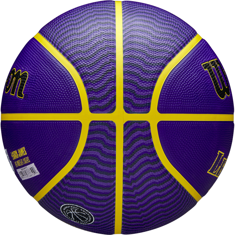 NBA Player Icon Outdoor Lebron - 29.5", Wilson NBA Player Icon Outdoor Lebron Side
