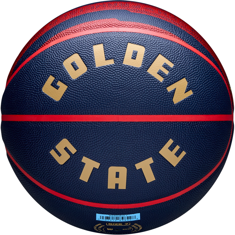 NBA Team City Collector Warriors Basketball - 29.5", Wilson NBA Team City Collector Warriors Basketball Golden State Logo