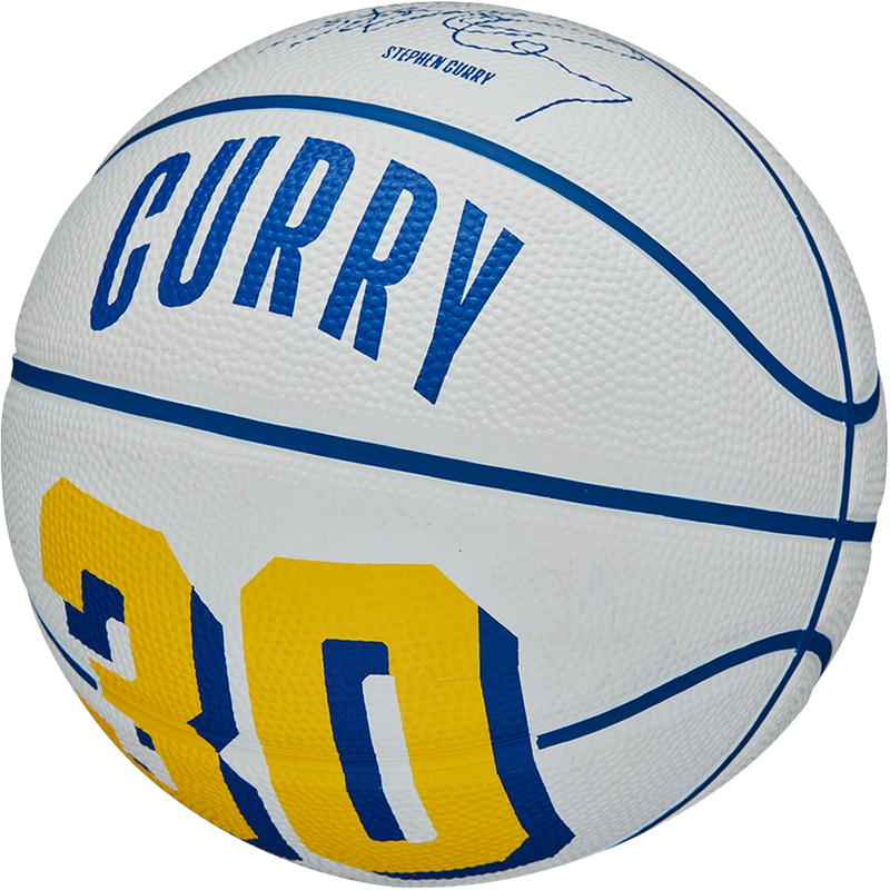 NBA Player Icon Mini Curry Basketball  - 22", Wilson NBA Player Icon Mini Curry Basketball 3/4 Front