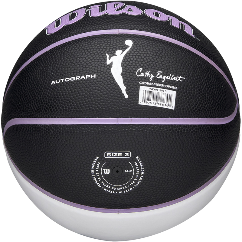 WNBA Team Autograph Mini Basketball Valkryies - 22", Wilson WNBA Team Autograph Mini Basketball Valkryies Bottom