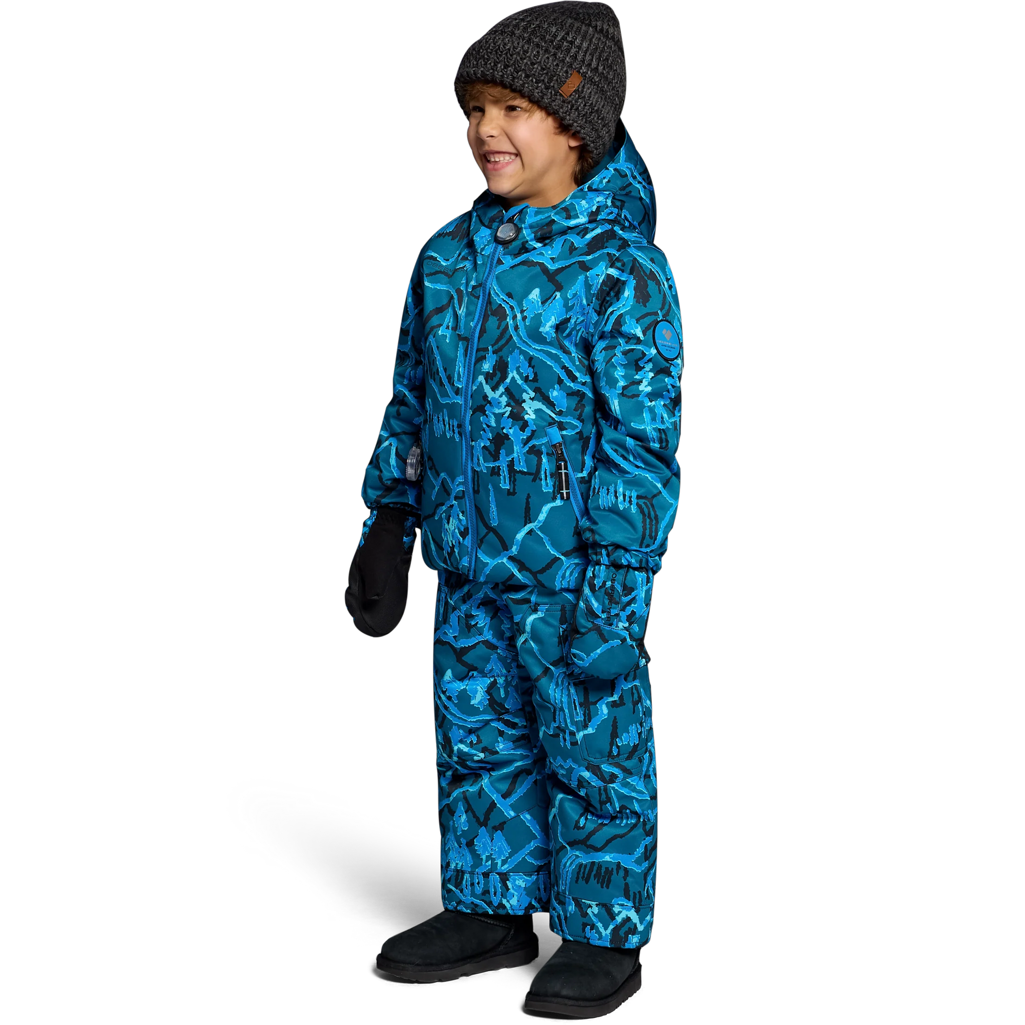 Obermeyer Youth Ashor Jacket in 26167 Magic Forest front left