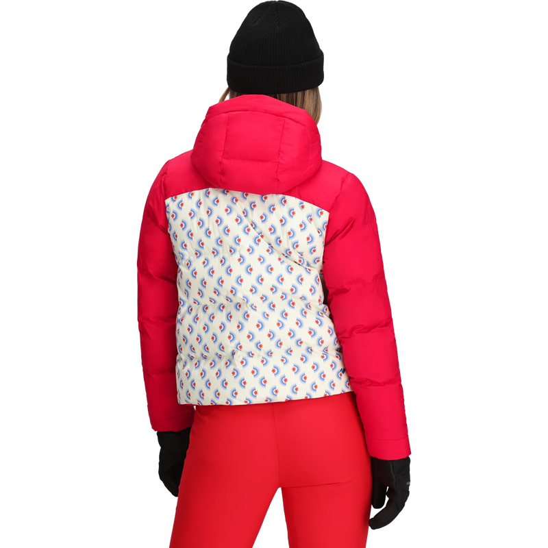 Women's Slopeside Puffer, Obermeyer Women's Slopeside Puffer back on model