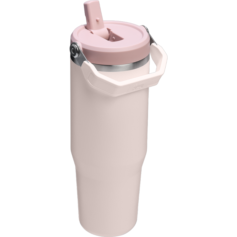 IceFlow Flip Straw 2.0 Tumbler 30 oz, Stanley The IceFlow™ Flip Straw Tumbler 30 OZ back with lid