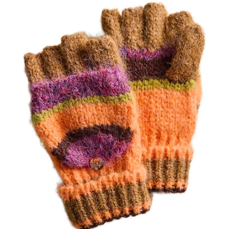 Women's Super Stripe Gloves, Featured Image