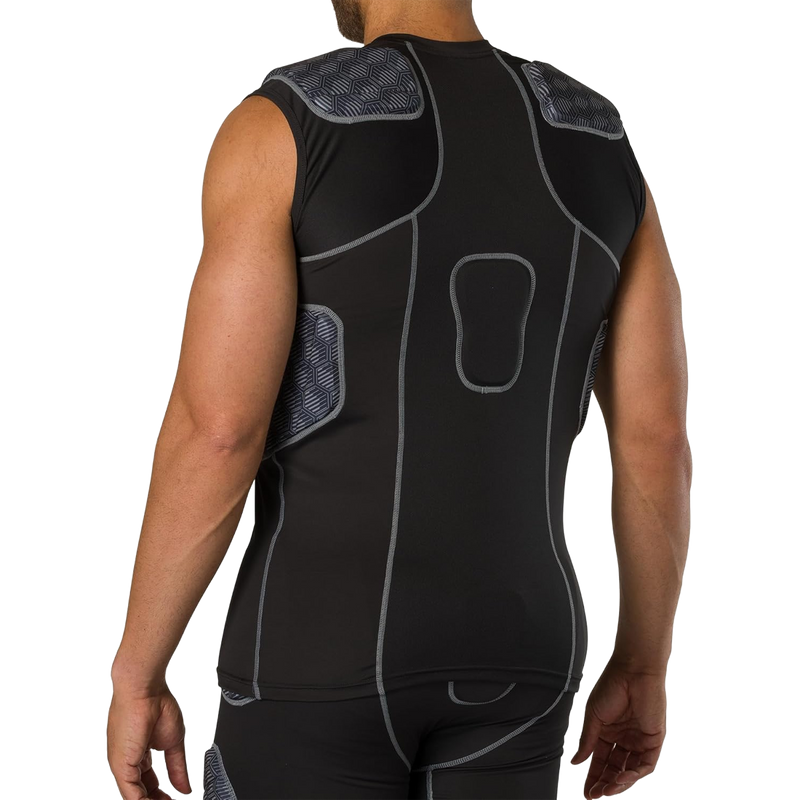 Rival Integrated 5-Pad Shirt, McDavid rival 5-pad shirt back on model
