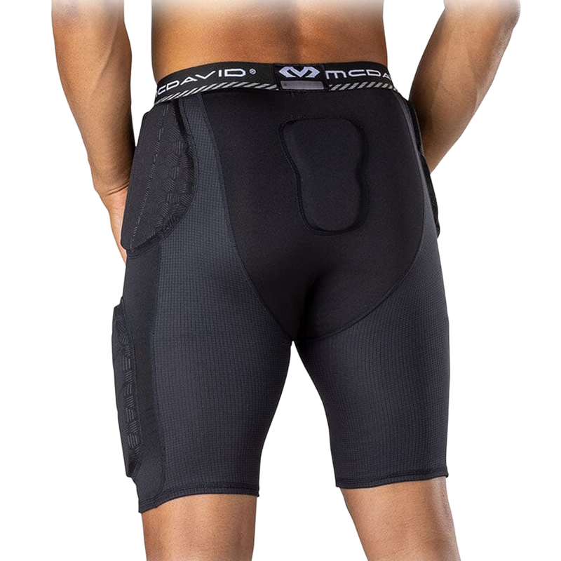 Youth Rival Integrated 5-Pad Girdle, Shock Doctor Rival Integrated 5-Pad Girdle back on model