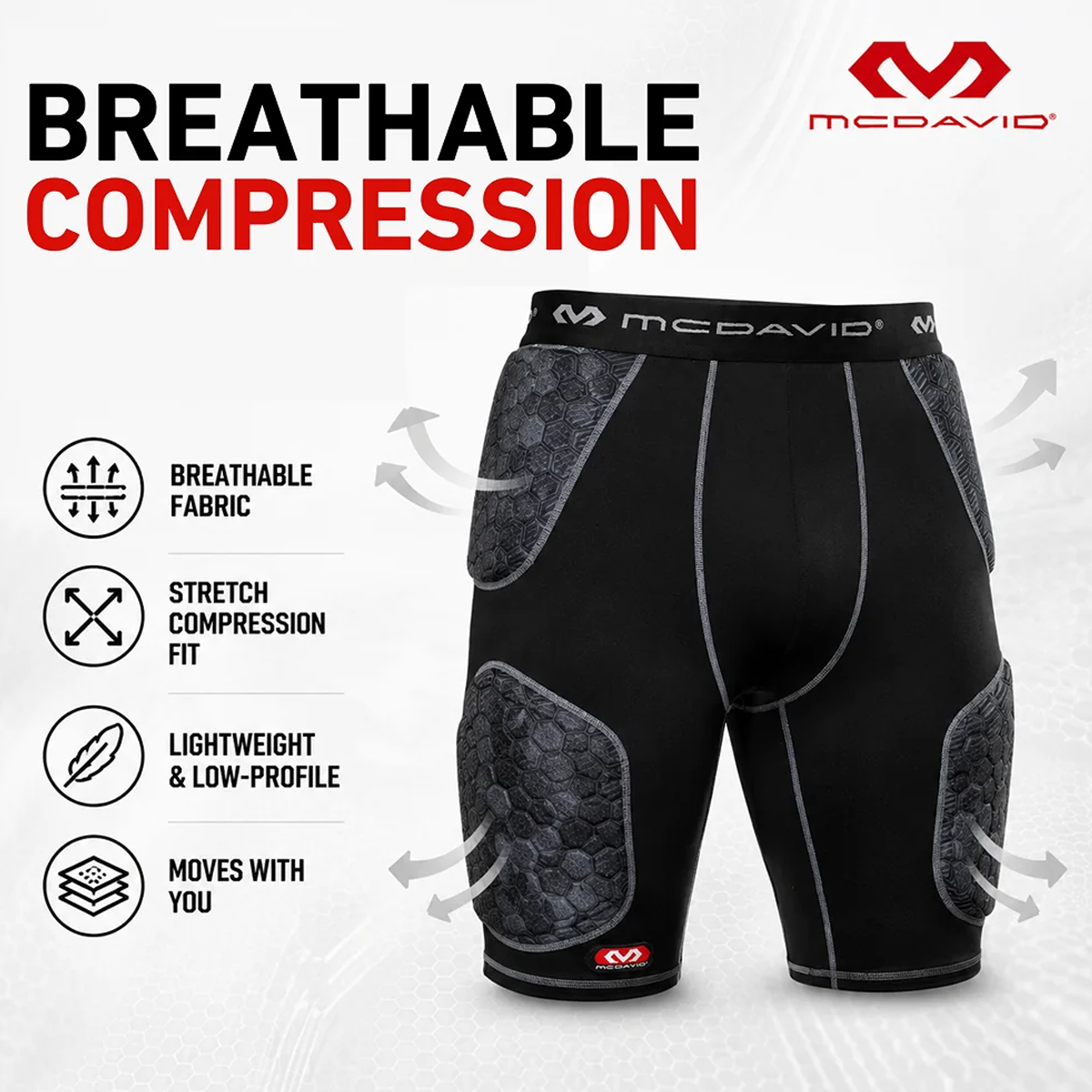 Youth Rival Integrated 5-Pad Girdle alternate view