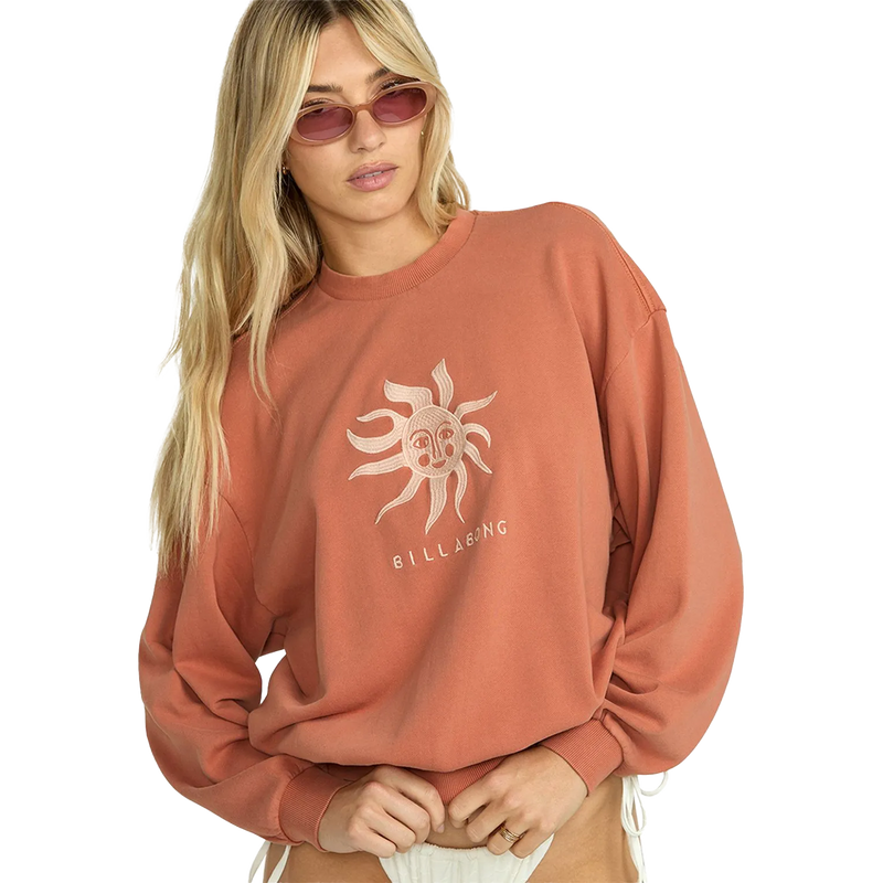 Women's Bright Sun Kendal Crew, Billabong Women's Bright Sun Kendal Crew Front