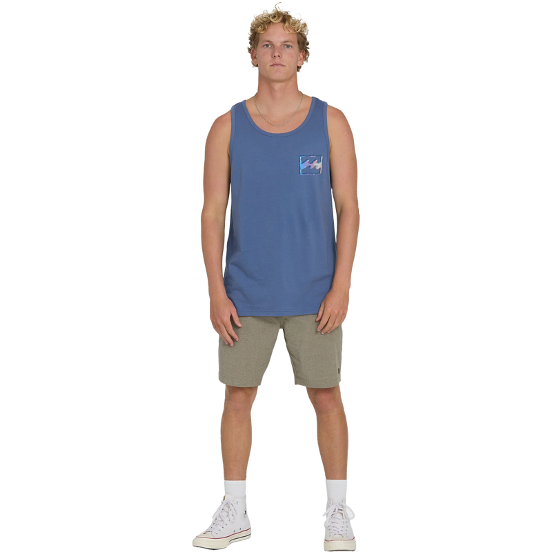 Men's Crayon Wave Premium Tank, Billabong Men's Crayon Wave Premium Tank Full View