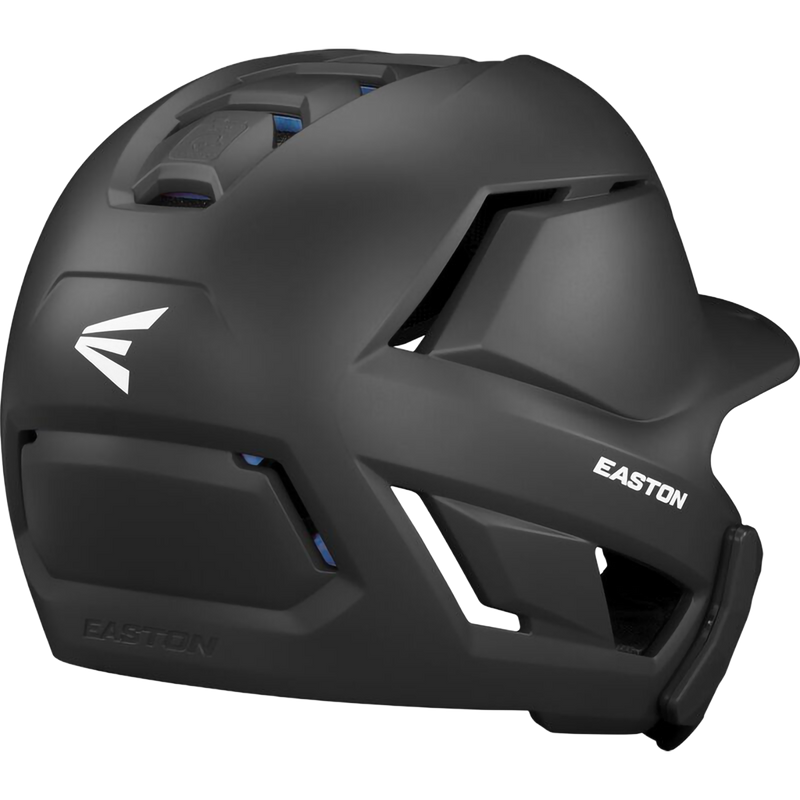 Z50 Matte Helmet with Jaw Guard, Easton Sports Z50 Matte Helmet with Jaw Guard in Black back left