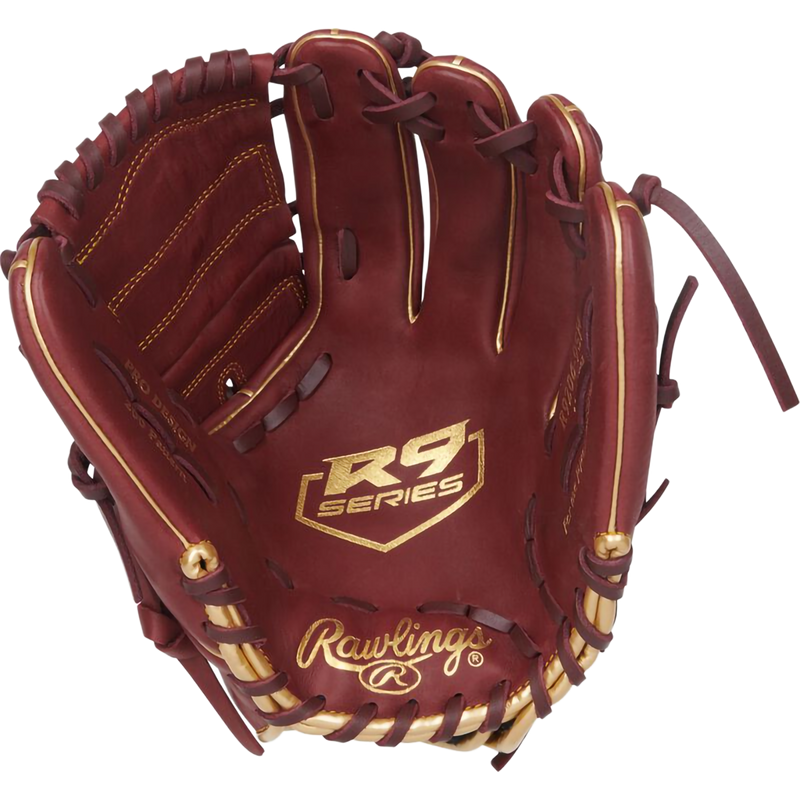 R9 12" Solid Web, Rawlings R9 12" Solid Web in Sherry palm