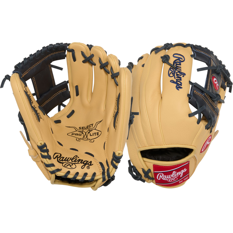 Youth Select Pro Lite Volpe-11.25 Pro I-Web LHT, Rawlings Youth Select Pro Lite Volpe-11.25 Pro I-Web LHT Front and Back