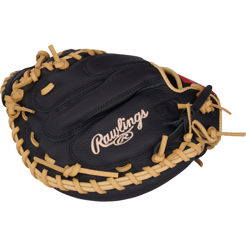 Youth Select Pro Lite Catcher's Mitt - 32" Solid Web, Rawlings Youth Select Pro Lite Catcher's Mitt - 32" Solid Web Fingers