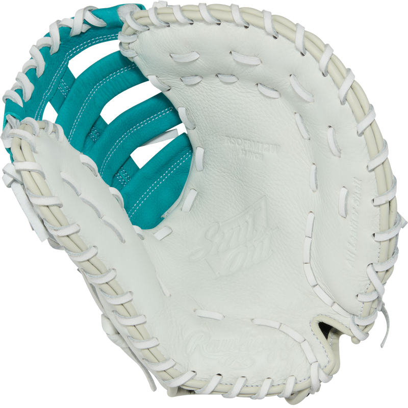 Shut Out Fast Pitch - 12" Single Post LHT First Base Glove, Rawlings Shut Out Fast Pitch - 12" Single Post LHT First Base Glove Palm