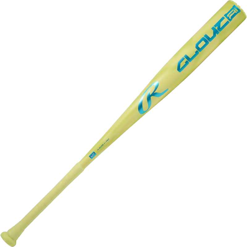 Clout AI -3 BBCOR 2 5/8", Rawlings Clout AI -3 BBCOR 2 5/8" in Yellow front