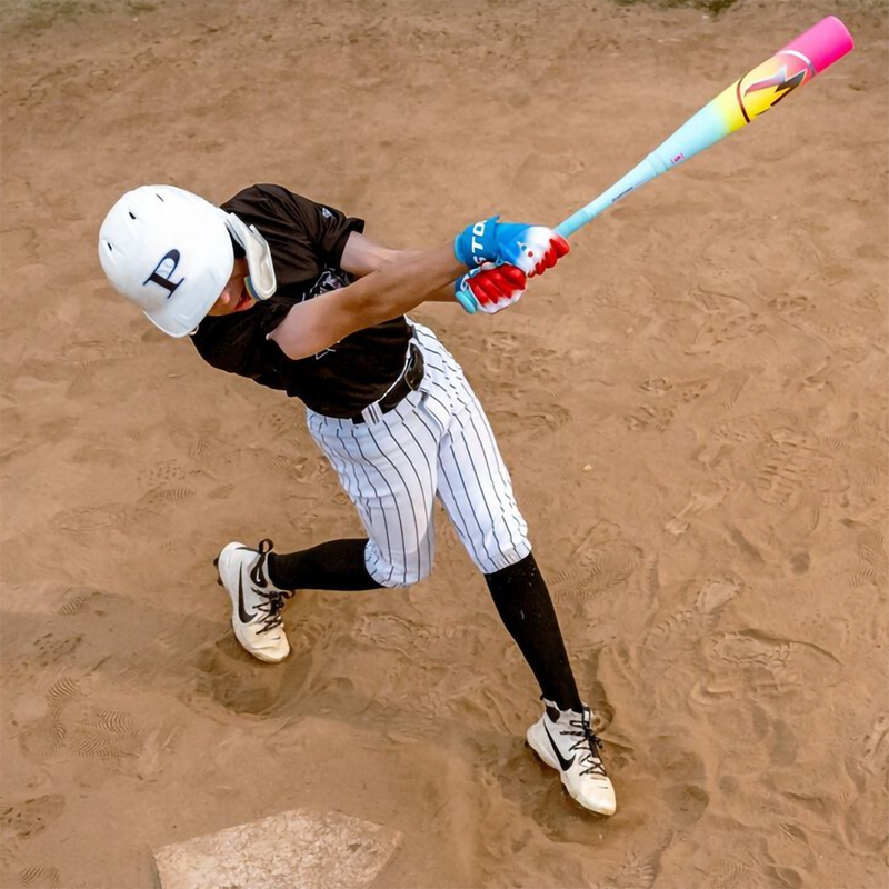 Hype Fire -10 USSSA 2 3/4", Easton Sports Hype Fire  USSSA 2 3/4" in Multi model graphic with model swinging