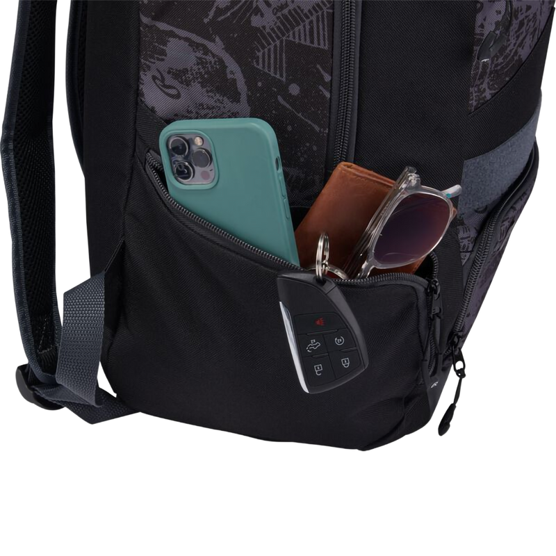 Gamer Series Backpack, Rawlings Gamer Series Backpack in Black side pocket