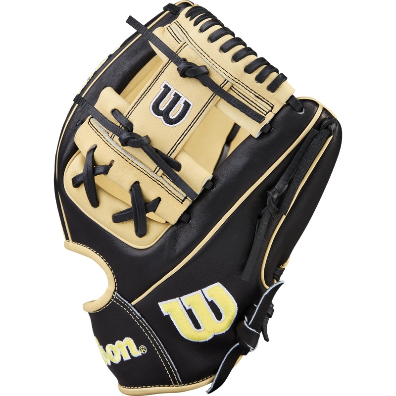 A2000 Infield - 11.5" H-Web, Wilson A2000 Infield - 11.5" H-Web in Black/Blonde outside thumb
