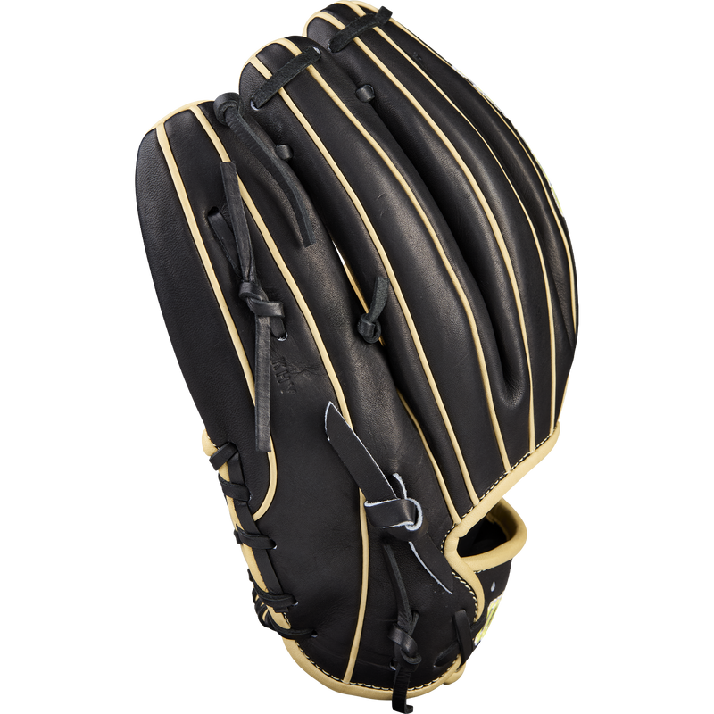 A2000 Infield - 11.5" H-Web, Wilson A2000 Infield - 11.5" H-Web in Black/Blonde outside small finger